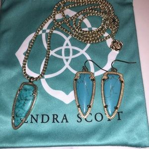KENDRA SCOTT TURQUOISE ARROW SET